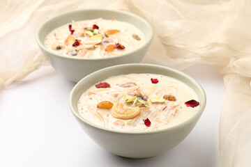 Sheer khurma or sheer khorma is a festival vermicelli pudding prepared by Muslims on Eid ul-Fitr and Eid al-Adha in Pakistan, Afghanistan, India and parts of Central Asia.
