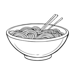 bowl full of noodles