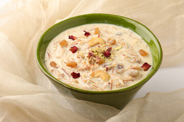 Sheer khurma or sheer khorma is a festival vermicelli pudding prepared by Muslims on Eid ul-Fitr and Eid al-Adha in Pakistan, Afghanistan, India and parts of Central Asia.