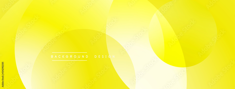 Poster Layered circular shapes in vivid colors form a gradient-rich abstract design with smooth transitions, depth effects, and a modern, futuristic aesthetic