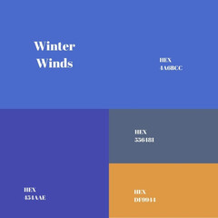 Winter Winds: A Crisp and Icy Palette for Chilling Elegance