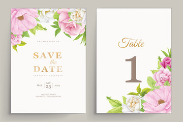 hand drawn poppy anemone background  