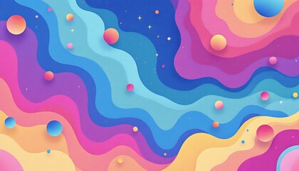 Fototapeta premium background colorful illustration 