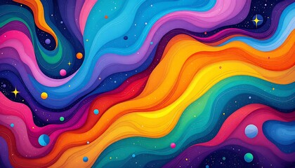 Fototapeta premium background colorful illustration 