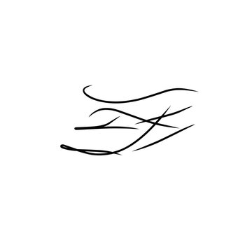 recommend clip art: hair loss line illustration