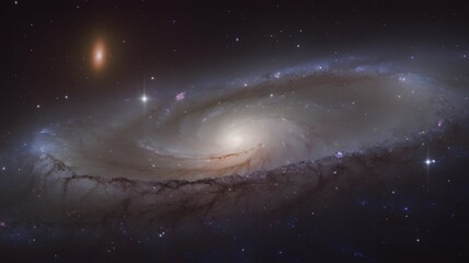 Fototapeta premium space galaxy in space