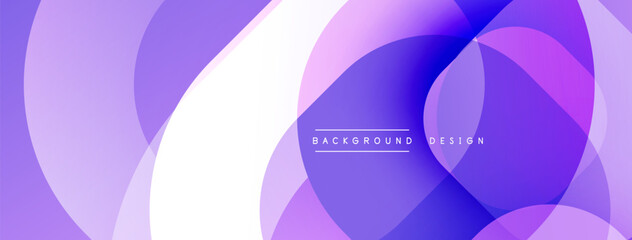 Abstract background with layered translucent gradient shapes