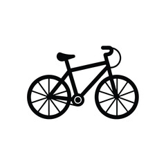 vintage bicycle isolated on white vector illustration