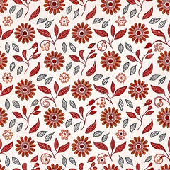 pattern  of various flowers 