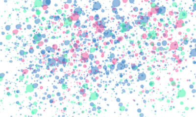 confetti on white background