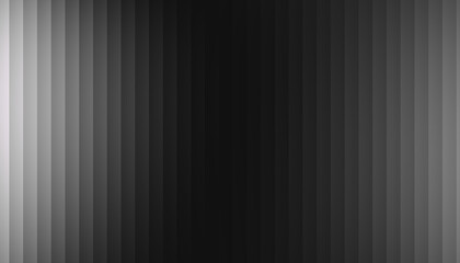 Obraz premium Fractal Glass Gradient Texture. Reed vertical lines patterned glass, overlay with transparent background. Universal monochrome black background stylish gradient
