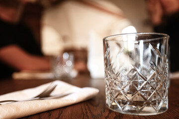 restaurant, abstract table setting background, copy space background