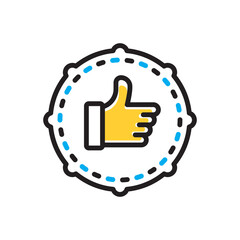 Multi color icon for absolutely