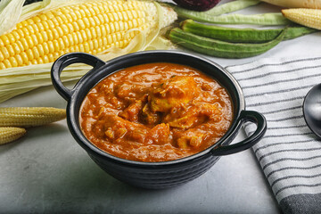 Indian cuisine - Kadai chicken masala