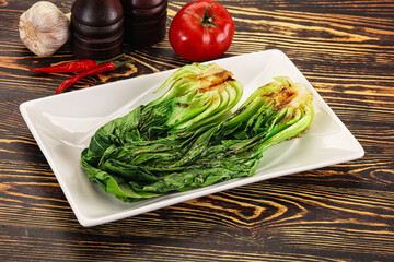 Asian grilled Pak Choy salad