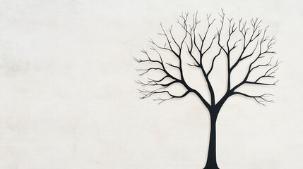 Elegant Bare Tree Silhouette Design