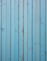 Fototapeta premium Blue Painted Wooden Planks - Nautical & Coastal