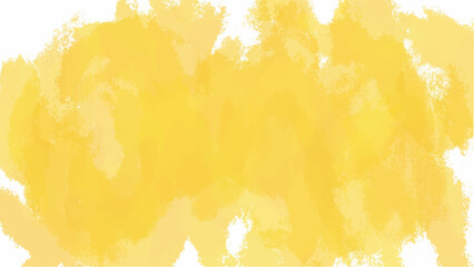 Obraz premium Yellow watercolor background with copyspace for your design. vector.