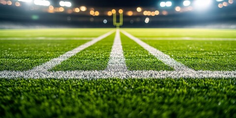 Obraz premium Night Football Field