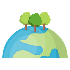 Reforestation Illustration