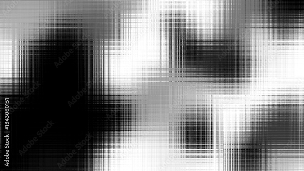 Poster Modern abstract overlay transparent background texture with layers of black and gray transparent material in grunge lines in random geometric