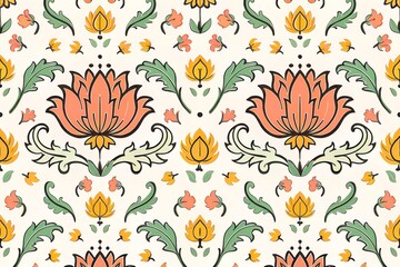  pattern  of various flowers 