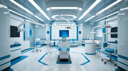  Futuristic Dental Surgery Clean and Sterile Equipment