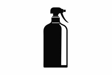 spray line art silhouette vector illustration
