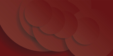 Obraz premium red abstract shape background. Circle composition Space. eps 10