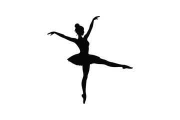ballet dancer silhouette