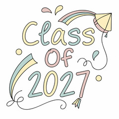 Creative and Unique Handwritten Class of 2027