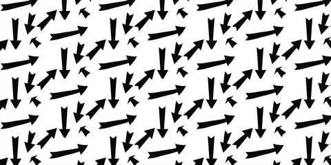 Abstract arrow pattern on white background