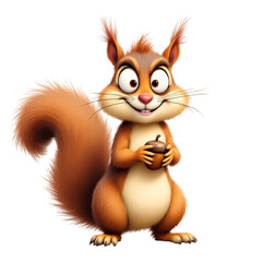 squirrel with nut