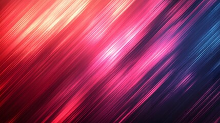Fototapeta premium Angled abstract pattern of colorful light and shadow streaks