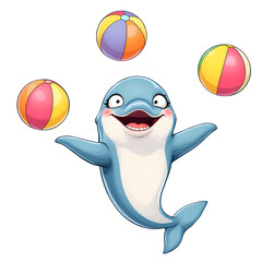 dolphin with ball