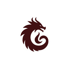 Dragon flame logo