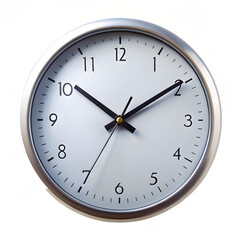 Clock isolated on transparent background 