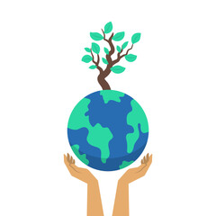 Reforestation Illustration