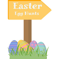 Easter Egg Hunt Sign