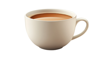 Warm cup of coffee inviting comfort during a rainy morning at home