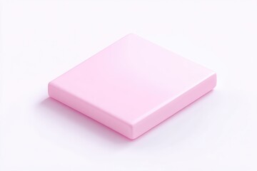 Pastel pink square box