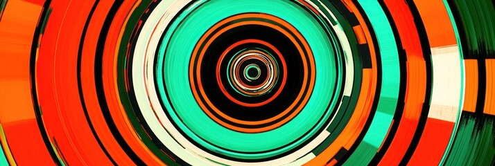 Vibrant Circular Abstract Design