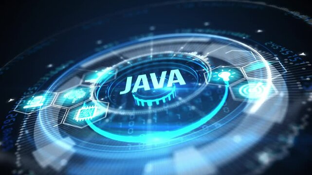 Software, web development, programming concept. Programming languages java and program. Software development.