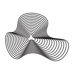 Contour Line Pattern Icon