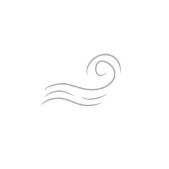 gray wind illustration