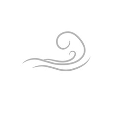 gray wind illustration