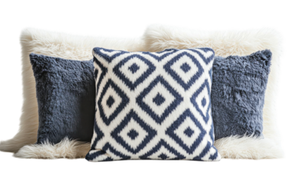 Cozy arrangement of decorative pillows in a stylish living room setting for comfort and design