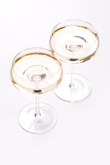 A sparkling glass of champagne