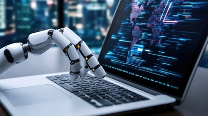 AI-powered credit analysis system scanning financial history for approvals.