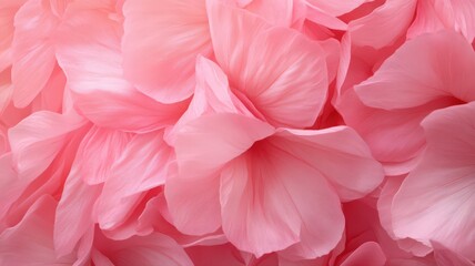 Fototapeta premium Soft Pink Flower Petals with Subtle Sparkle Close Up
